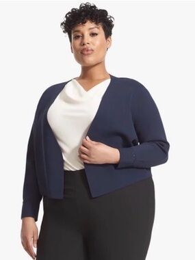 MM LAFLEUR Sant Abroeus Jardigan Navy Blue Cardigan Size +2